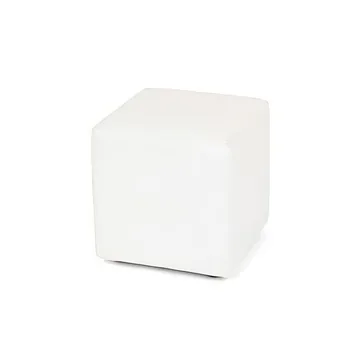 White Ottoman Cube