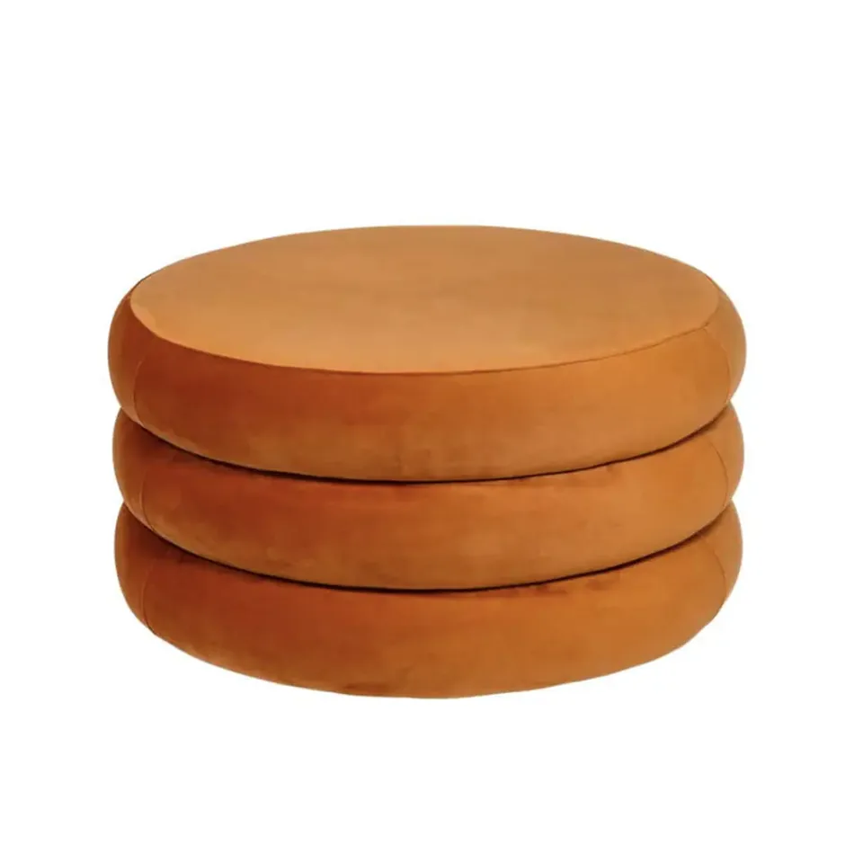 Apollo Ottoman Sienna Velvet Large