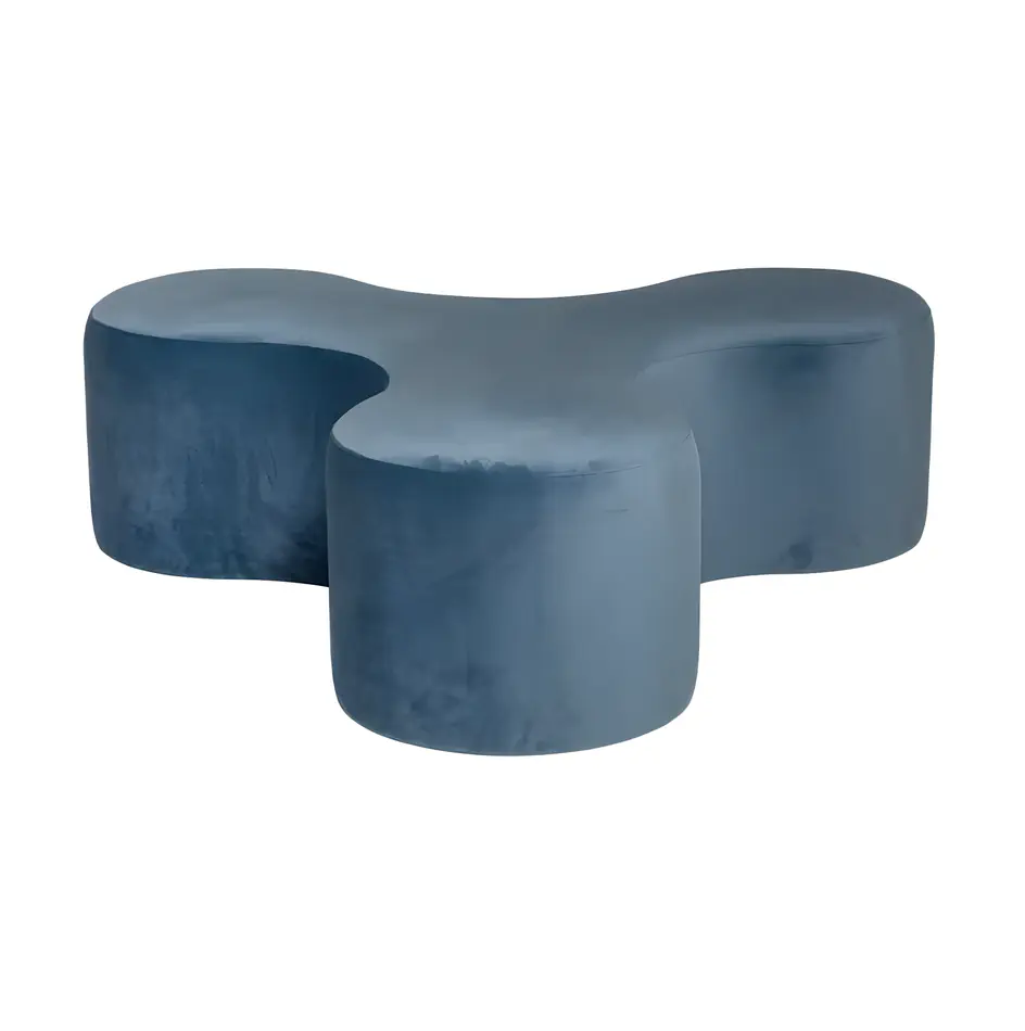 Apollo Tripod Daybed Sky Blue Velvet