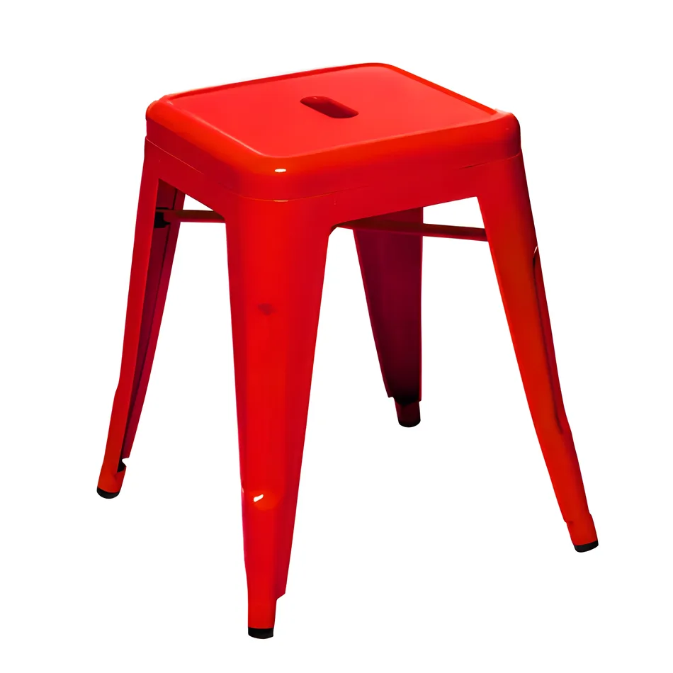 Red Tolix Cafe Stool